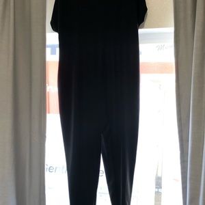 Black maternity jumpsuit